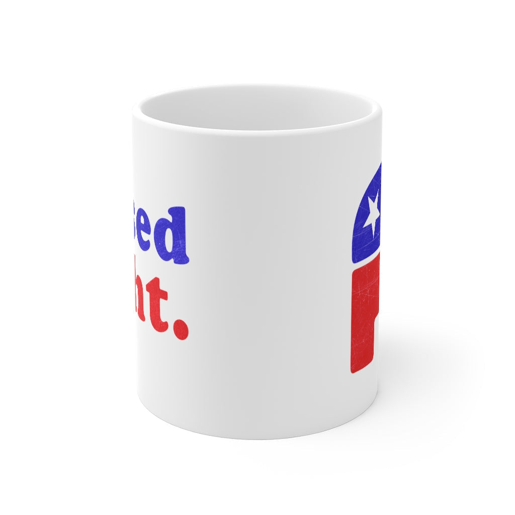 Raised Right Mug